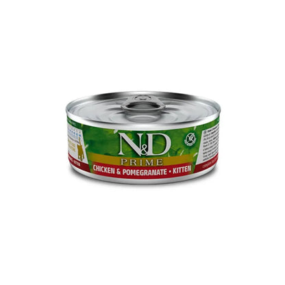 N&D Prime Pollo & Granada Lata Kitten 70 g