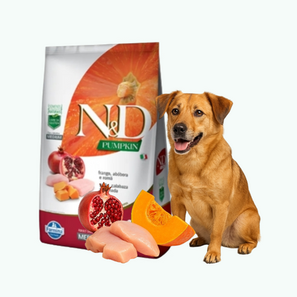 N&D Pumpkin Perro Adulto Mediano 2,5 kg