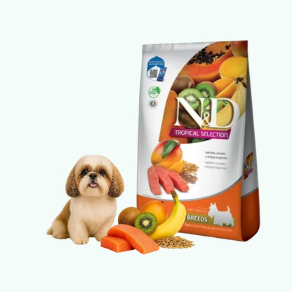 N&D Tropical Perro Adulto Raza Pequeña Salmon 2 kg
