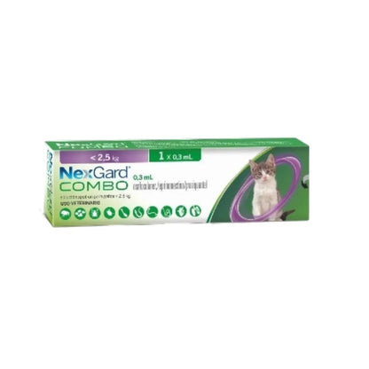 Nexgard Combo Gato 0.8 - 2.5 kg