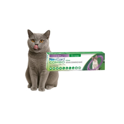 Nexgard Combo Gato 0.8 - 2.5 kg