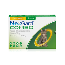 NexGard Combo Gato x3 2,5 a 7,5 kg