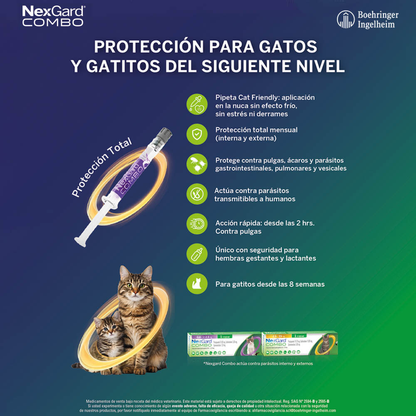 Nexgard Combo Gato 2.5 - 7.5 kg