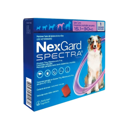 NexGard Spectra 15 - 30 kg 1 Comprimido