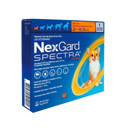 Nexgard Spectra 2 - 3.5 kg en 1 Comprimido