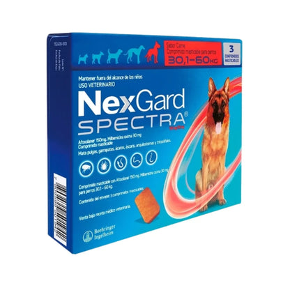 Nexgard Spectra 30 - 60kg en 3 Comprimidos