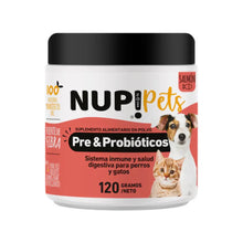 NUP! Pets Pre & Probióticos Salmón 120 g