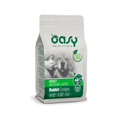 Oasy One Animal Protein Perro Adult Medium/Large Rabbit 12 kg
