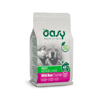 Oasy One Animal Protein Perro Adult Medium/Large Wild Boar 12 kg