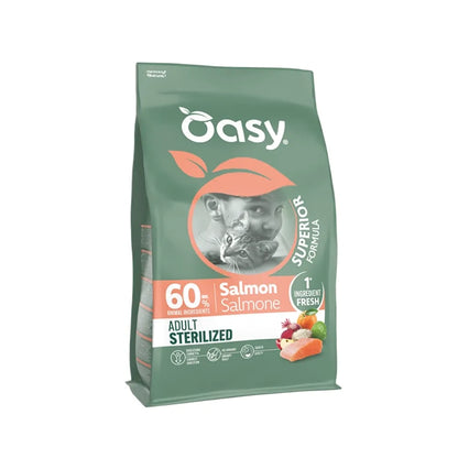 Oasy Superior Gato Adulto Esterilizado Salmón 6 kg