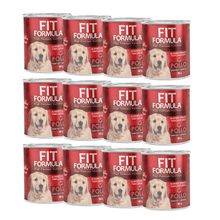 Pack 12 Latas Cachorro Fit Formula Sabor Pollo