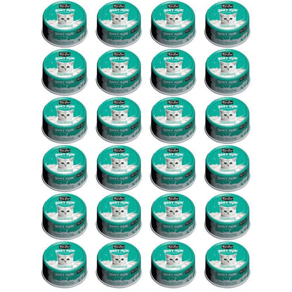 Pack 24x Kit Cat Goat Milk Gourmet Chicken & Shrimp 70Gr
