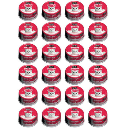 Pack 24x Kit Cat Goat Milk Gourmet Chicken & Smoked Fish 70Gr