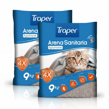 Pack 2 x Arena Traper 9 kg