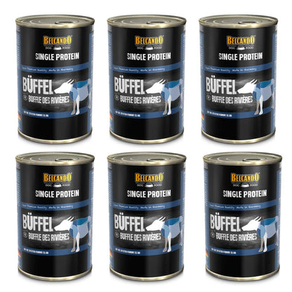 Pack 6x Belcando Lata Single Protein Búfalo 400 g