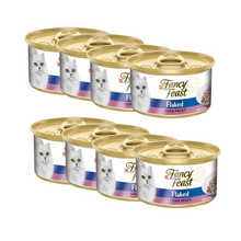 Pack 8x Fancy Feast Lata Flaked Atun 85 g