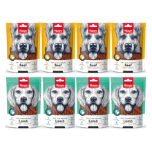 Pack 8x Snack Perro Wanpy Beef & Lamb