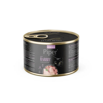 Piper Gato Esterilizado Lata Conejo 185 g