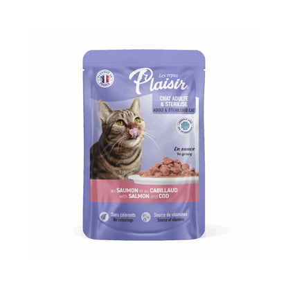 Plaisir Gato Adulto Salmón y Bacalao 100 g