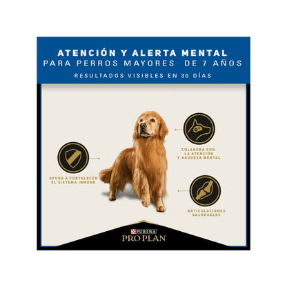 Pro Plan Perro Active Mind 7+ Razas Medianas y Grandes 15 kg