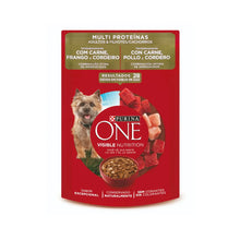 PURINA ONE® Adultos y Cachorros Multi Proteína Sobre 85 g