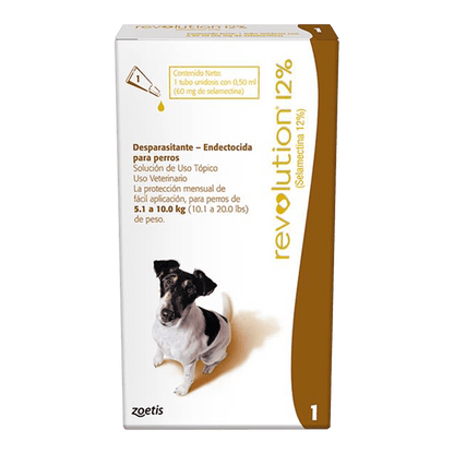 Revolution Perro 12% 5 - 10 kg (0.5ml)