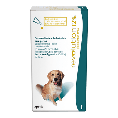 Revolution Perro 12% 20 - 40 kg (2ml)
