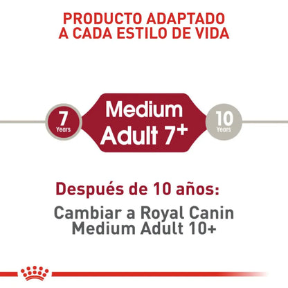 Royal Canin Medium Adulto 7+ 15 kg