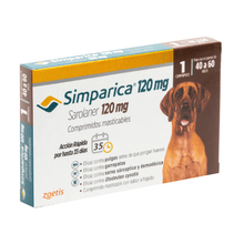 Simparica 120 mg (40 a 60 kg) en 1 comprimido