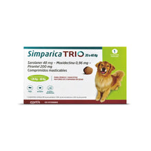 Simparica Trio en 3 comprimidos (20 a 40 kg)