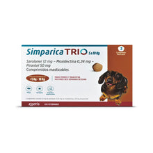 Simparica Trio en 3 comprimidos (5 a 10 kg)