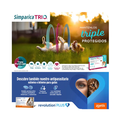 Simparica Trio (10 a 20 kg) en 1 comprimido