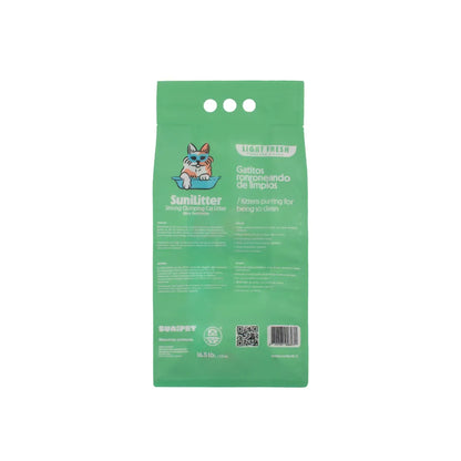 Sunilitter Arena Sanitaria Aglutinante Con Carbón Activado Aroma Fresh 7,5 Kg