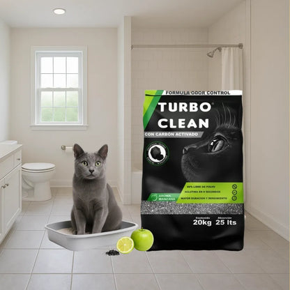 Turbo Clean Aglutinante Odor Control Manzana 20 kg