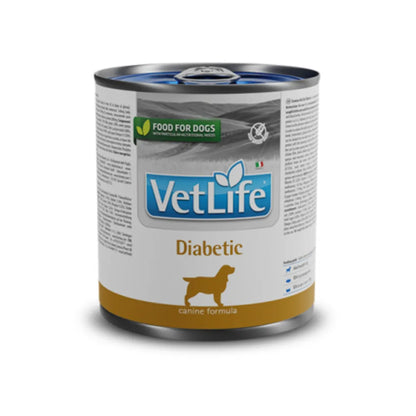Vet Life WF Lata Perro Diabetic 300 g