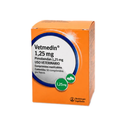 Vetmedin 1,25 mg 50 Comprimidos