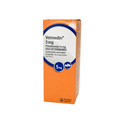 Vetmedin 5 mg 50 Comprimidos
