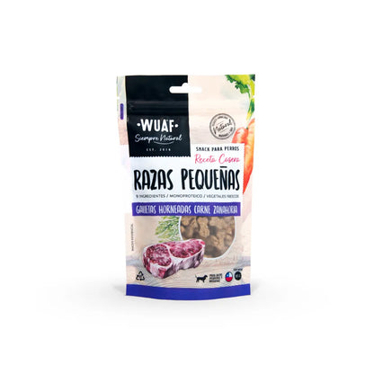 Wuaf Snack Razas Pequeñas Carne Zanahoria 85 G